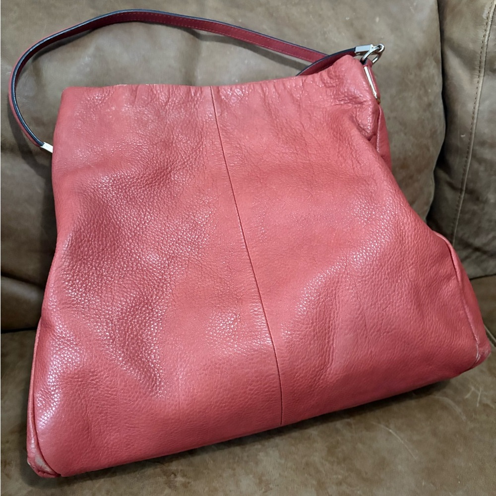 Coach Madison Phoebe Leather Shoulder Bag Vermilion No.E1376-24621 ($329 MSRP)